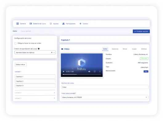 Cursoa E-Learning configurables con Bukplay