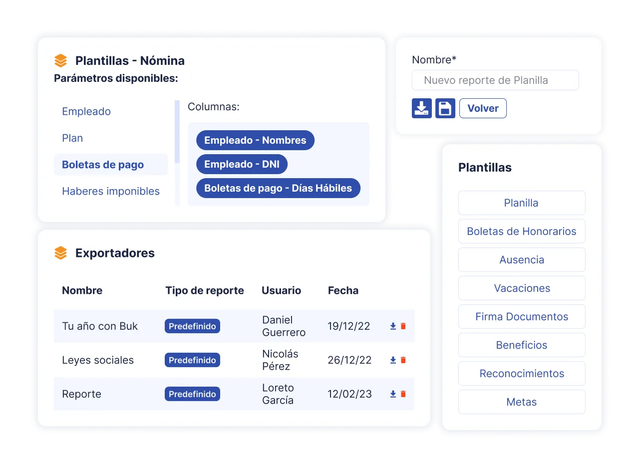 Información relevante de la gestión de personas