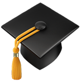 Icono gorro de graduación