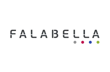Logo de Falabella, cliente de la plataforma Buk en Perú.