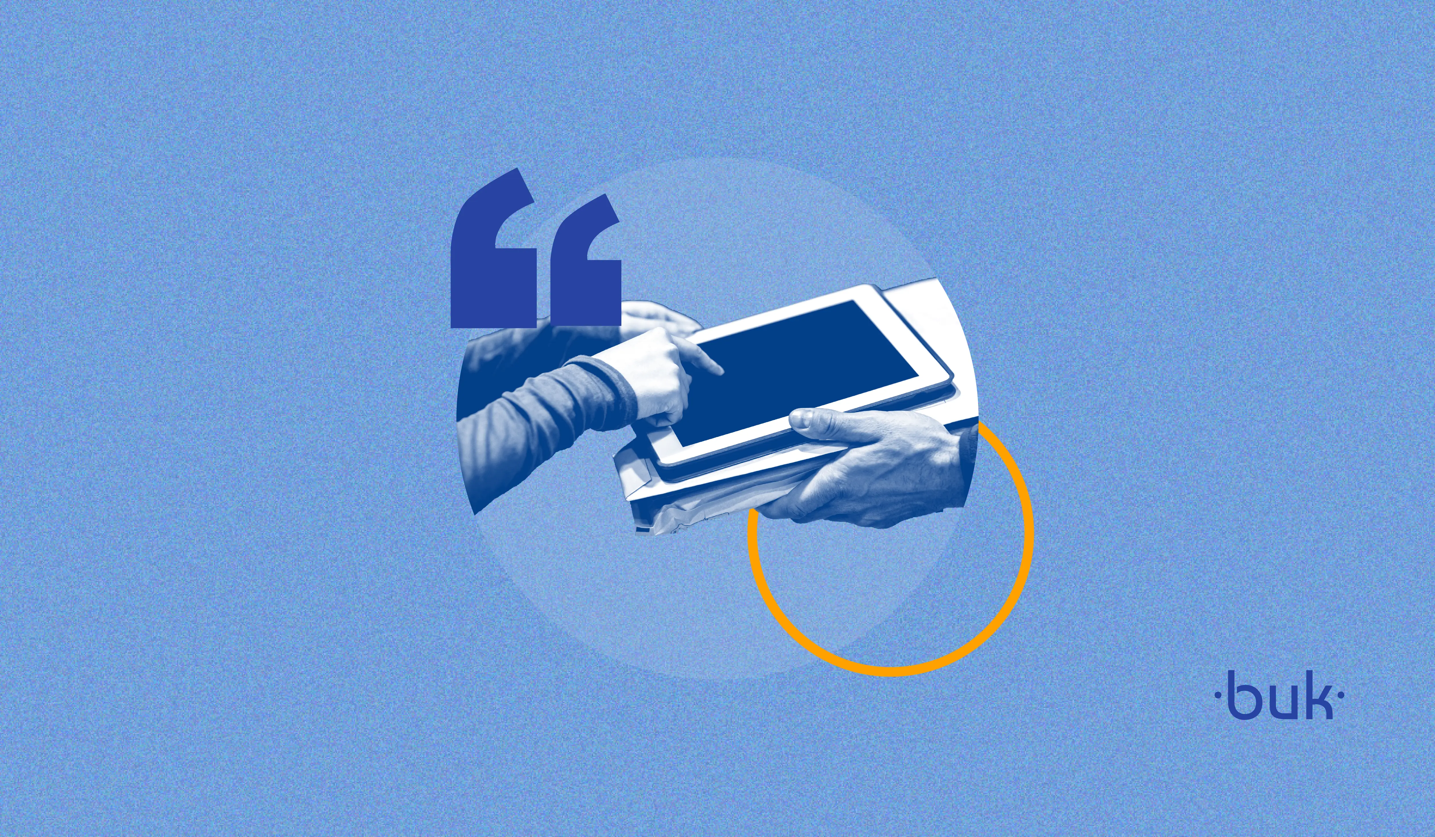 Ilustración que muestra un tablet en alusión a la gestión de documentos virtuales y firma electrónica