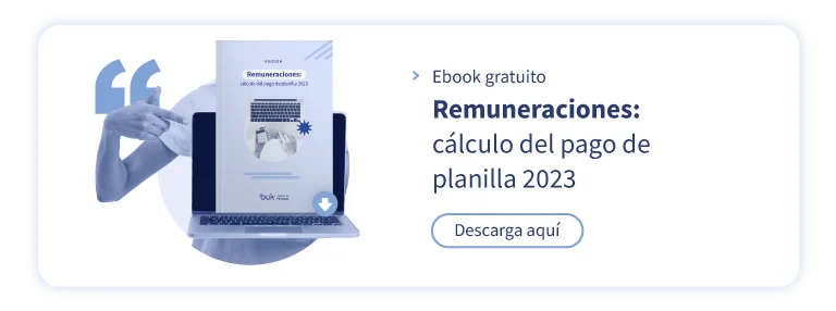 Remuneraciones y cálculo del pago de planilla