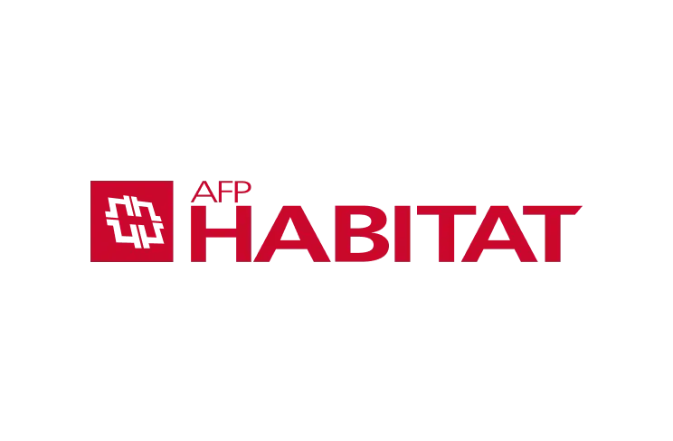 Logo de AFP Habitat, cliente del software de RRHH Buk.